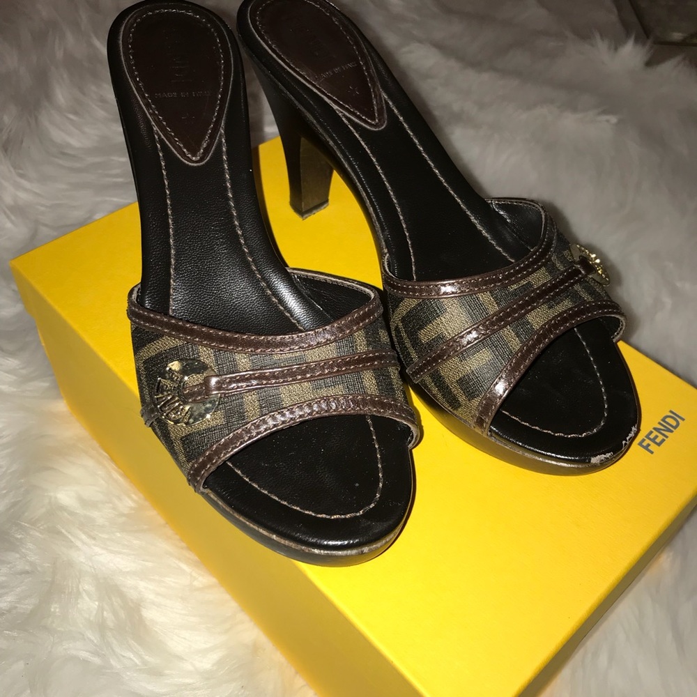 Fendi Heel Sandal